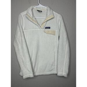 Patagonia Re-Tool Snap T Pullover Ivory Cream Winter Cozy Size Medium